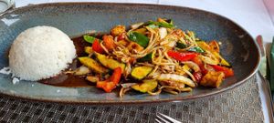 Tofu dish  at Sinam in Boblingen