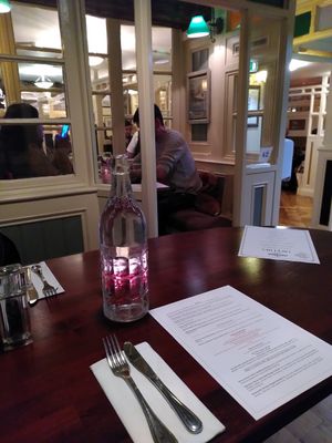 Our private booth at The Porterhouse in Killarney