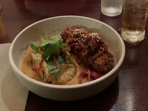 Baked tofu and cabbage roll - The Porterhouse, Killarney  at The Porterhouse in Killarney