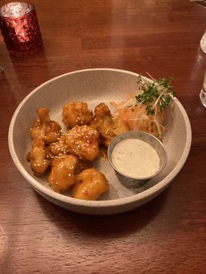 Buffalo cauliflower wings  at The Porterhouse in Killarney