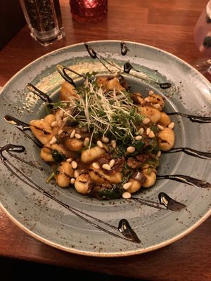 Pesto gnocchi  at The Porterhouse in Killarney