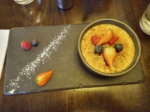 Creme brulee 💕 at The Porterhouse in Killarney