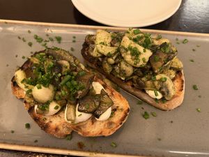 Mushroom bruschetta (!)  at The Porterhouse in Killarney