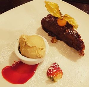 Vegan sticky toffee cake at The Porterhouse in Killarney