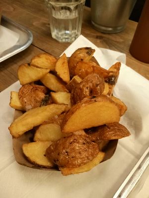 Tribal chips at Tribal Burger - Botanic Ave in Belfast