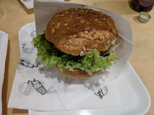 burger at Krowarzywa in Gdansk