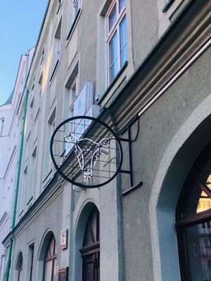  the sign  at Krowarzywa in Gdansk