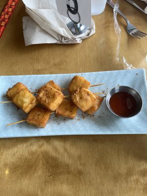Tofu skewers  at Hello Dumpling in Dallas