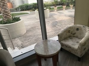 Interior. It is just a chair to wait for picking up.  at Healthy Patisserie in Dubai