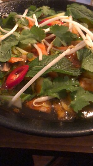 Bun Hue soup at Pho District in West London