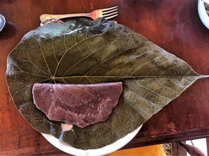Sri Lankan desert at Hotel Eva Lanka in Tangalle