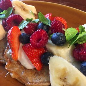 Breakfast Banana Pancakes at True Story in York