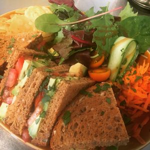 Tomato, Avocado & Basil Sandwich  at True Story in York