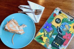 Carrot cake at True Story in York