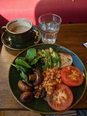 Oat latter and Clean Start breakfast at True Story in York