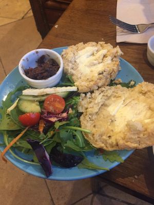 Cheese scone!! at True Story in York