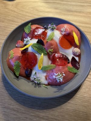 Dessert  at Restaurant Moment in Roende