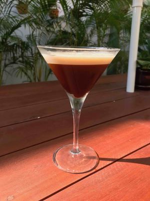 The best espresso martini in southeast asia thus far! at Moringa in Siem Reap