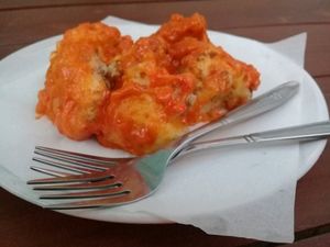 Spicy Cauliflower bites. at Moringa in Siem Reap