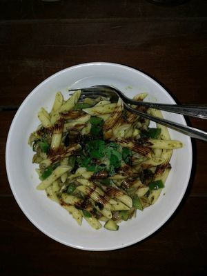 Moringa pesto pasta at Moringa in Siem Reap