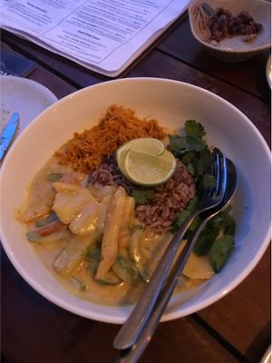 Sri Lanka Bowl - vegan & gf at Moringa in Siem Reap