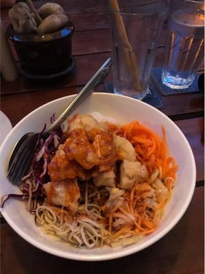 Spicy Seoul Bowl - vegan & gf at Moringa in Siem Reap