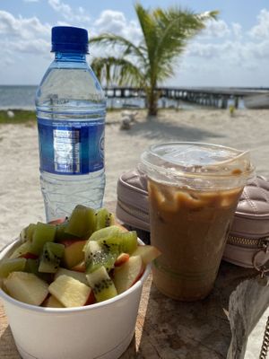   at Ice and Beans Cafe in Caye Caulker