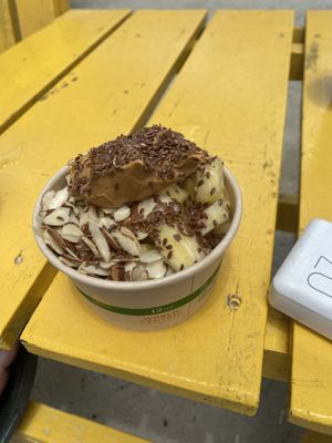   at Ice and Beans Cafe in Caye Caulker