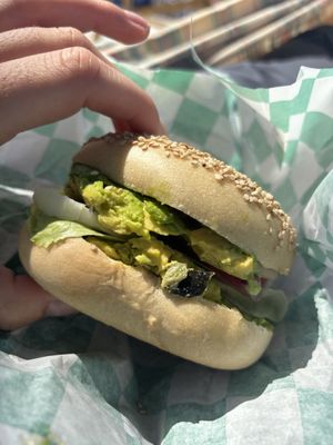   at Ice and Beans Cafe in Caye Caulker