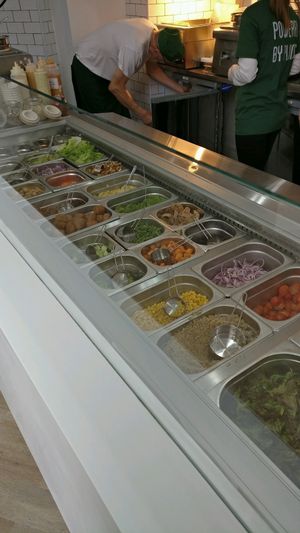 selection bar at Fressh in Birmingham