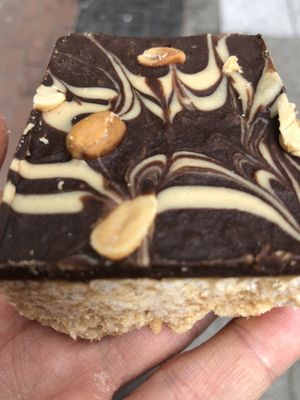 Rice crispy peanut butter bar at Fressh in Birmingham