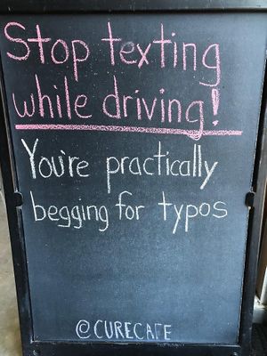 Thought of the day! at Cure Cafe in Miami