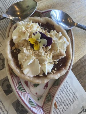 Dark Chocolate Cashew Tart   at Sen Organic Small Plate in Richmond