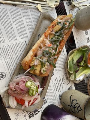 Bahn mi  at Sen Organic Small Plate in Richmond