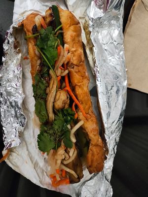 Sen Bahn Mi (forgot to get a shot of the pho!) at Sen Organic Small Plate in Richmond