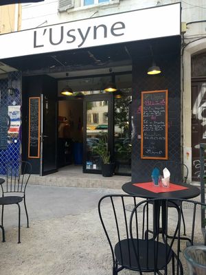 From the outside at L'Usyne in Marseille
