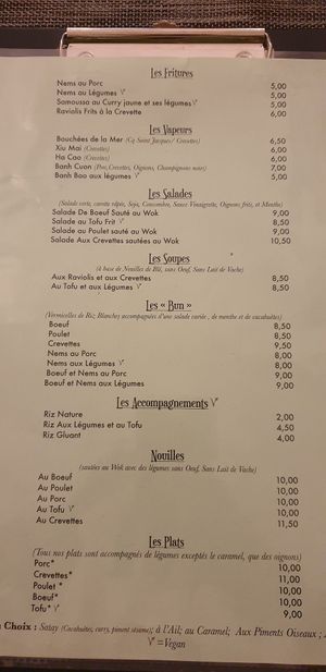 Loads of vegan options at L'Usyne in Marseille