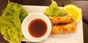 Obligatory springrolls at L'Usyne in Marseille