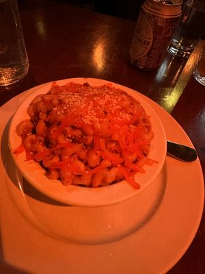 Mac and cheese with chorizo  at No5nyc & The Vegoist in Astoria
