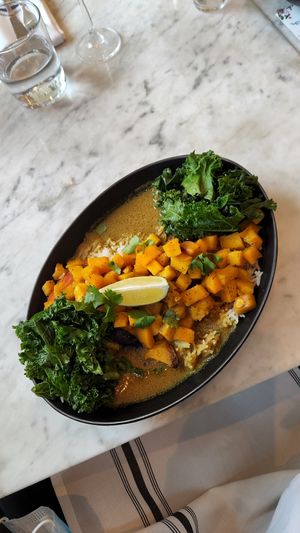 Butternut Squash Coconut Curry at LOV in Laval