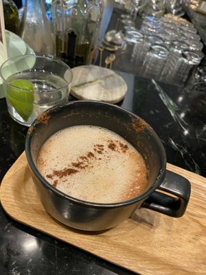 Chai Latte with oat milk (they don’t carry soy milk) at LOV in Laval