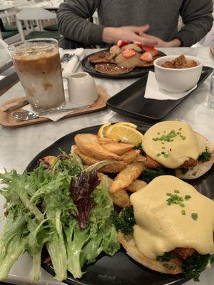 Tofu Benedict  at LOV in Laval