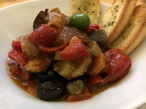 Bittersweet aubergine at Galu in Barcelona