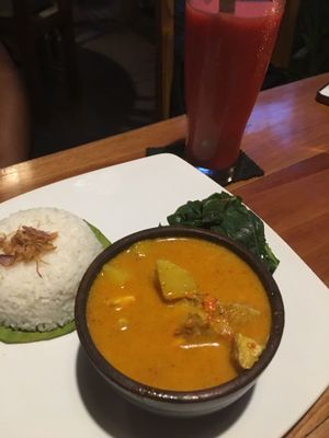 Sambal goreng  at Milas in Yogyakarta