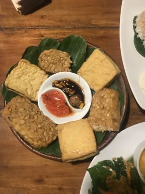 Tempeh tofu at Milas in Yogyakarta