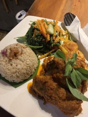 My cousins meal  at Milas in Yogyakarta