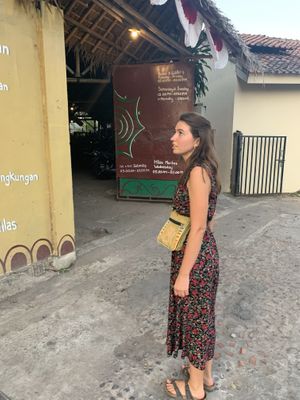 Front door at Milas in Yogyakarta