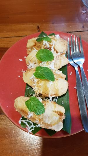 Bananas in pyjamas at Milas in Yogyakarta