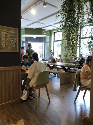 Interior at Bagels & Beans in Maastricht