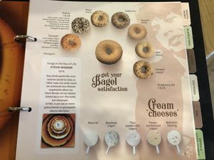 You can choose any kind of bagel; most of them (except for one) are vegan at Bagels & Beans in Maastricht